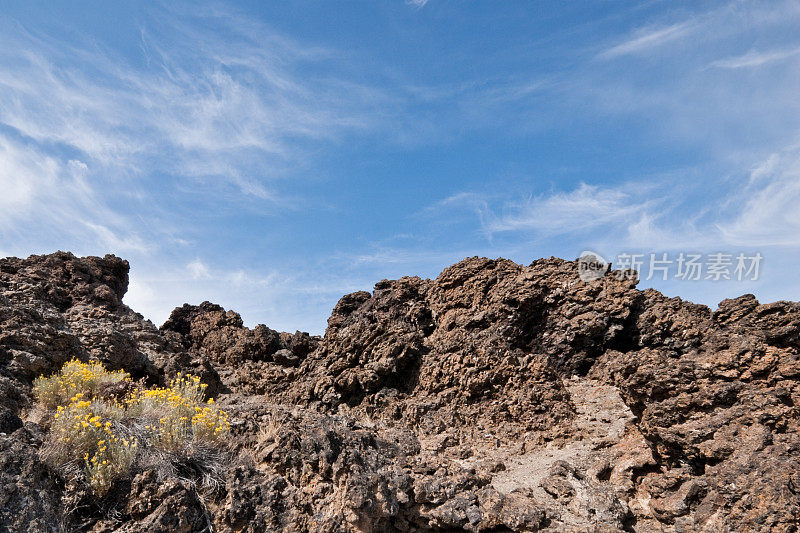 Fleener Chimnies的火山岩